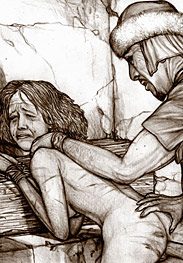 Barbarian POW - Let's see how you take your new master's cock by Hines