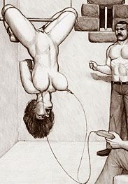 Sex trained upside down - Lick the shaft thoroughly by Badia