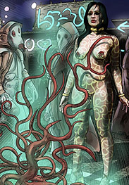 Black Star Timelapse - The vines were moving, trying unsuccessfully to get a hold on breasts or penetrate vaginas by Mr Kane