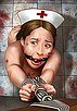 Enslaved nurses - She just loves shovin' her fist into tiny holes by De Haro