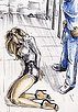 Zerns and Towako Takamura - bdsm comic and novel - I went on like that, torturing myself, trying to awake the beast that we all have inside us
